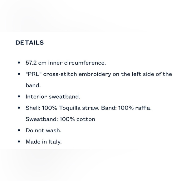 Ralph Lauren Raffia Fedora - Picture 6 of 6